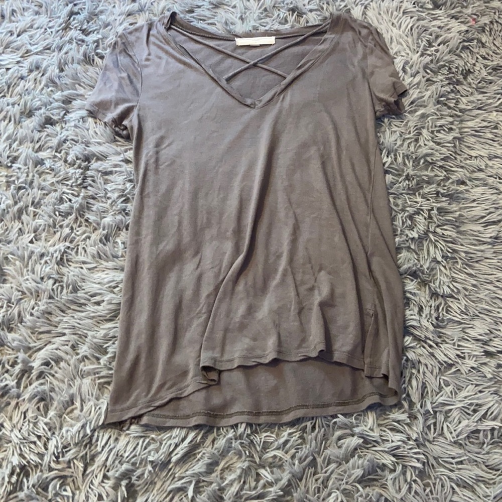 urban outfitters crossover front shirt, size S